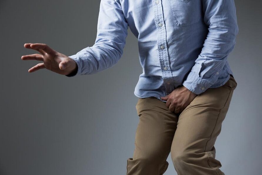 Pijn in de lies als een symptoom van prostatitis