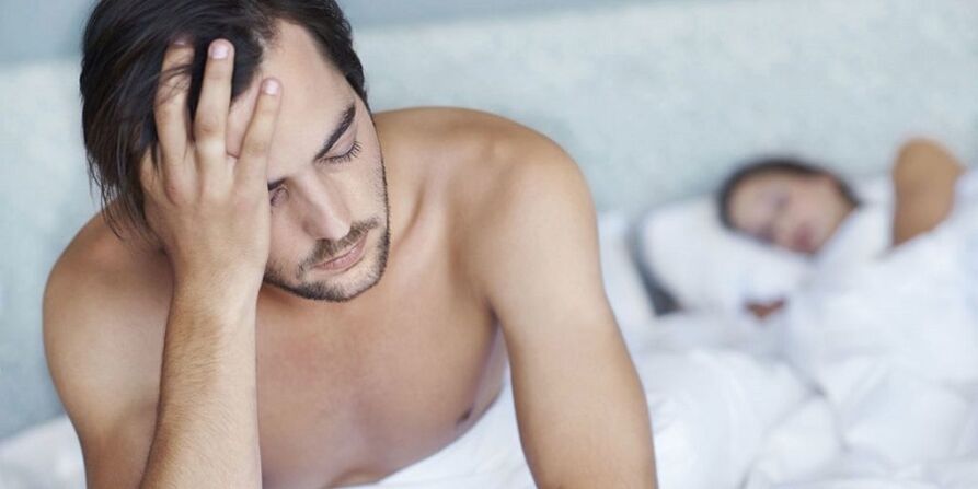 afname van seksuele activiteit bij mannen met prostatitis